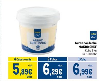 Oferta de  Makro Chef - Arroz Con Leche por 6,99€ en Makro