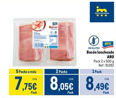Oferta de Aro - Bacon Loncheado por 8,49€ en Makro