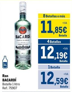 Oferta de Bacardi - Ron por 12,59€ en Makro