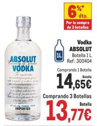 Oferta de Absolut - Vodka por 14,65€ en Makro