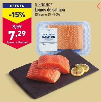 Oferta de El Mercado - Lomos De Salmón por 7,29€ en ALDI