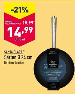 Oferta de Santa Clara - Sartén Ø 24 Cm por 14,99€ en ALDI