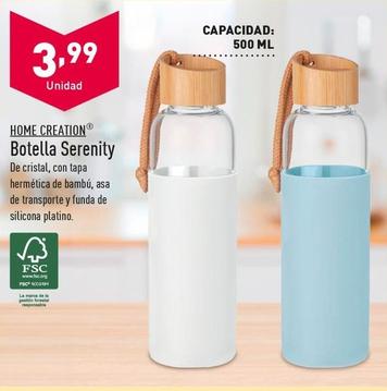 Oferta de Home Creation - Botella Serenity por 3,99€ en ALDI