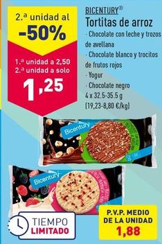 Oferta de Bicentury - Tortitas De Arroz por 2,5€ en ALDI