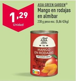 Oferta de Asia Green Garden - Mango En Rodajas En Almibar por 1,29€ en ALDI