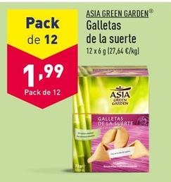 Oferta de Asia Green Garden - Galletas De La Suerte por 1,99€ en ALDI