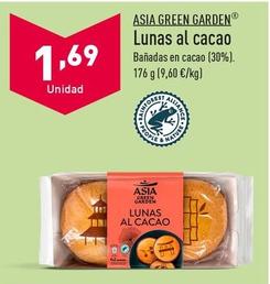 Oferta de Asia Green Garden - Lunas Al Cacao por 1,69€ en ALDI