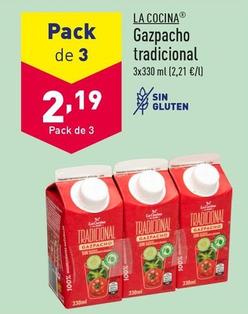 Oferta de La Cocina - Gazpacho Tradicional por 2,19€ en ALDI