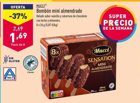 Oferta de Mucci - Bombón Mini Almendrado por 1,69€ en ALDI