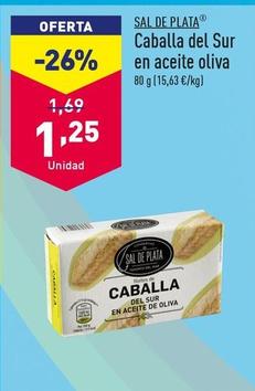 Oferta de Sal De Plata - Caballa Del Sur En Aceite Oliva por 1,25€ en ALDI