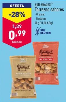 Oferta de Sun Snacks - Torrezno Sabores por 0,99€ en ALDI