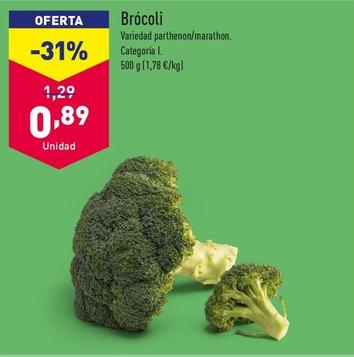 Oferta de Brócoli por 0,89€ en ALDI