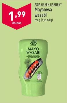 Oferta de Asia Green Garden - Mayonesa Wasabi por 2,19€ en ALDI