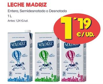 Oferta de Madriz - Leche  por 1,19€ en Ahorramas