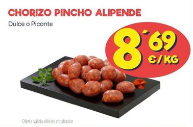 Oferta de Chorizo Pincho Alipende por 8,69€ en Ahorramas