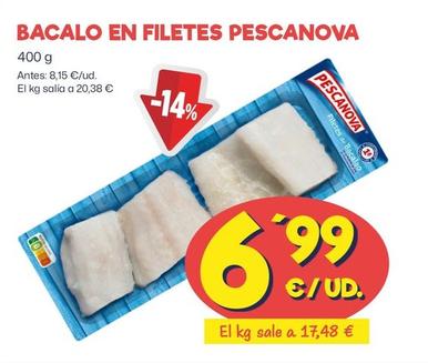 Oferta de Pescanova - Bacalo En Filetes por 6,99€ en Ahorramas