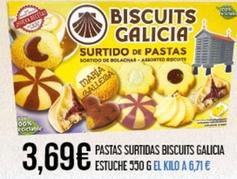 Oferta de Biscuits Galicia  - Pastas Surtidas Estuche por 3,69€ en Claudio