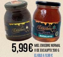 Oferta de Enxebre - Miel Normal O De Eucalipto por 5,99€ en Claudio