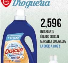 Oferta de Disiclin - Detergente Líquido Marsella 30 Lavados por 2,59€ en Claudio