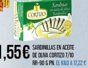 Oferta de Cortizo - Sardinillas En Aceite De Oliva por 1,55€ en Claudio