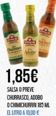 Oferta de Salsas por 1,85€ en Claudio