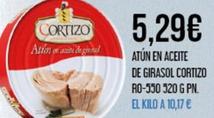 Oferta de Cortizo - Atún En Aceite De Girasol por 5,29€ en Claudio