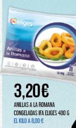 Oferta de Ifa Eliges - Anillas A La Romana Congeladas  por 3,2€ en Claudio