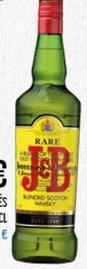 Oferta de J&B - Whisky Escocés Rare Botella por 11,95€ en Claudio