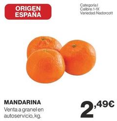 Oferta de Mandarinas por 2,49€ en Supercor