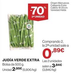 Oferta de Judías verdes por 2,95€ en Supercor