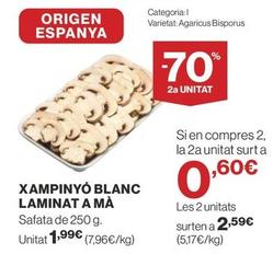 Oferta de Xampinyo Blanc Laminat A Ma por 1,99€ en Supercor Exprés
