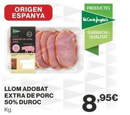 Oferta de El Corte Inglés - Llom Adobat Extra De Porc 50% Duroc por 8,95€ en Supercor Exprés