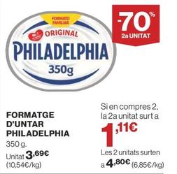 Oferta de Philadelphia - Formatge D'untar por 3,69€ en Supercor Exprés