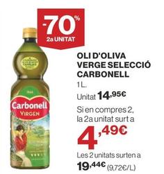 Oferta de Carbonell - Oli D'oliva Verge Selecció por 14,95€ en Supercor Exprés