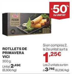Oferta de Vici - Rotllets De Primavera por 2,49€ en Supercor Exprés