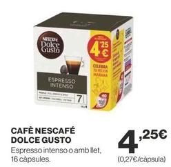 Oferta de Nescafé - Cafe Dolce Gusto por 4,25€ en Supercor Exprés