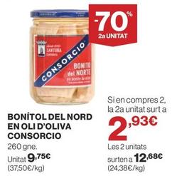 Oferta de Consorcio - Bonítol Del Nord En Oli D'oliva por 9,75€ en Supercor Exprés