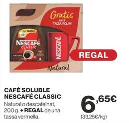Oferta de Nescafé - Café Soluble Classic por 6,65€ en Supercor Exprés