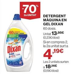 Oferta de Dixan - Detergent Màquina En Gel por 13,95€ en Supercor Exprés