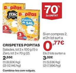 Oferta de Popitas - Crispetes por 2,55€ en Supercor Exprés