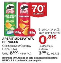 Oferta de Pringles - Aperitiu De Patata por 2,7€ en Supercor Exprés