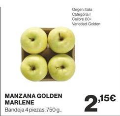 Oferta de Marlene - Manzana Golden por 2,15€ en Supercor Exprés