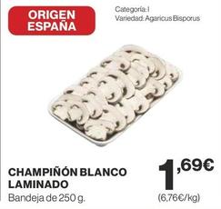 Oferta de Champiñones laminados por 1,69€ en Supercor Exprés