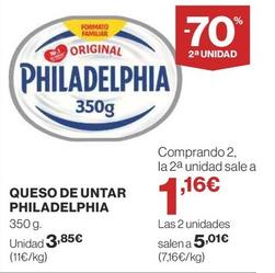 Oferta de Philadelphia - Queso De Untar por 3,85€ en Supercor Exprés
