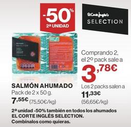 Oferta de El Corte Inglés - Salmon Ahumado por 7,55€ en Supercor Exprés