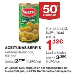 Oferta de Serpis - Aceitunas por 2,23€ en Supercor Exprés