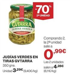 Oferta de Gvtarra - Judías Verdes En Tiras por 3,29€ en Supercor Exprés