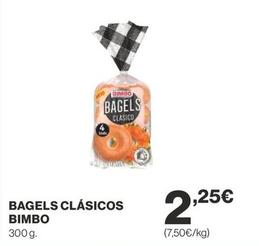 Oferta de Bimbo - Bagels Clásicos por 2,25€ en Supercor Exprés