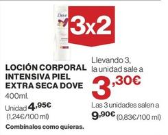 Oferta de Dove - Locion Corporal Intensiva Piel Extra Seca por 4,95€ en Supercor Exprés