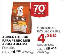 Oferta de Última - Alimento Seco Para Perro Mini Adulto por 14,19€ en Supercor Exprés
